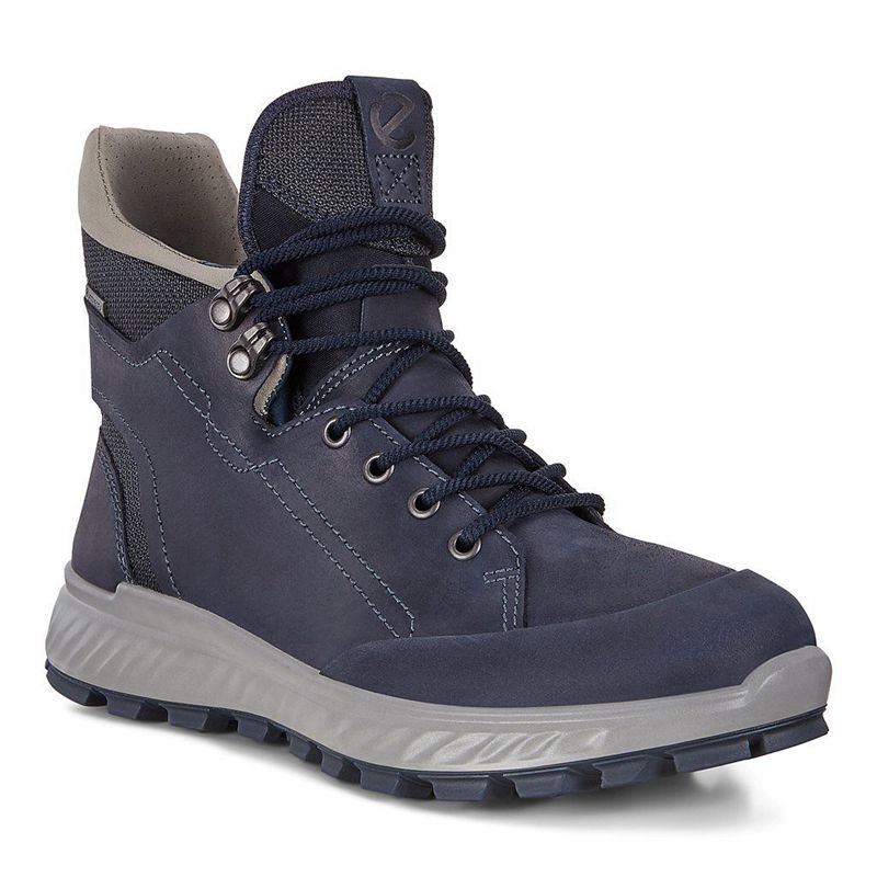 Kids Ecco Exostrike - Outdoor Blue - India JWZHRY508